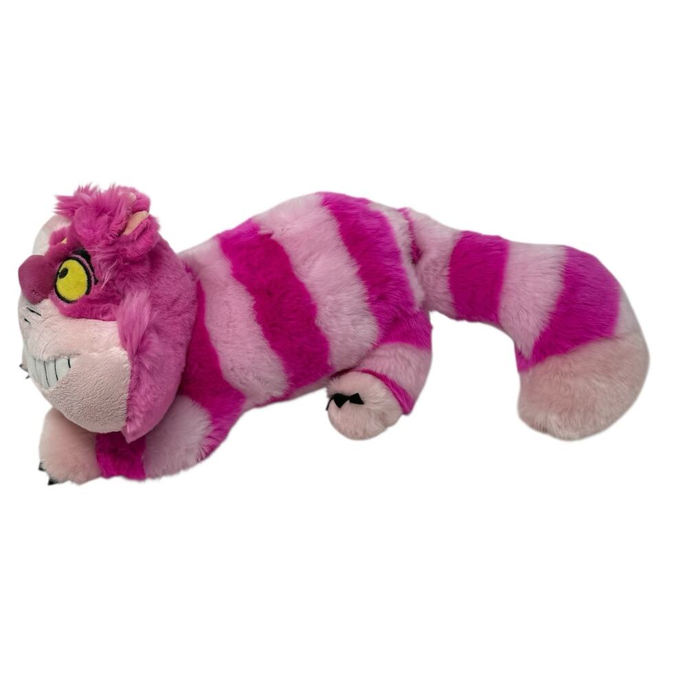 Disney Alice In Wonderland Cheshire Cat Plush PlushieToy Pink Purple Striped 19" - Picture 2 of 11